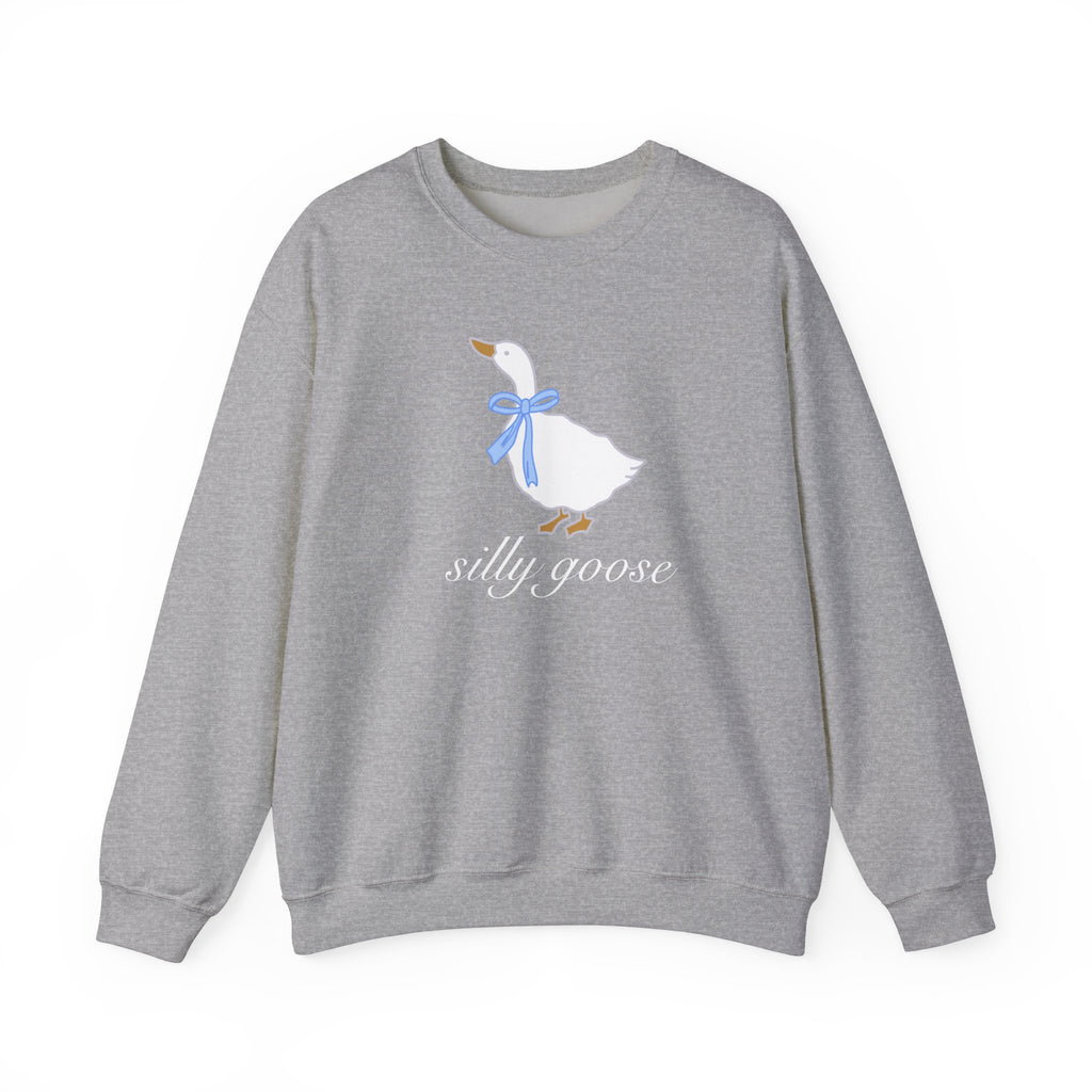 Silly Goose Crewneck Sweatshirt, Vintage Inspired 80s 90s Sweatshirt, Retro Quirky Bird Pullover, Fun Animal Sweater, Goose Sweater