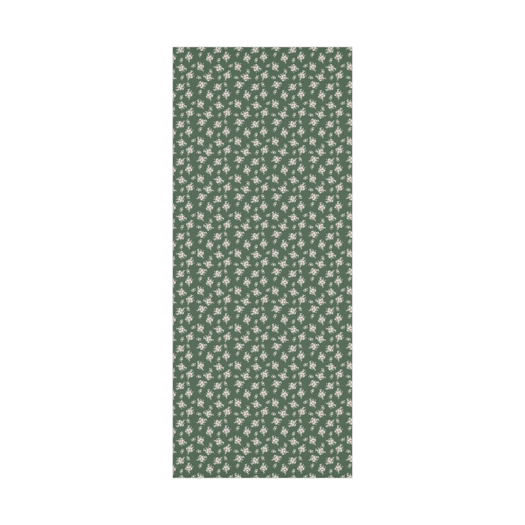 Wrapping Paper Set - Green Floral Design