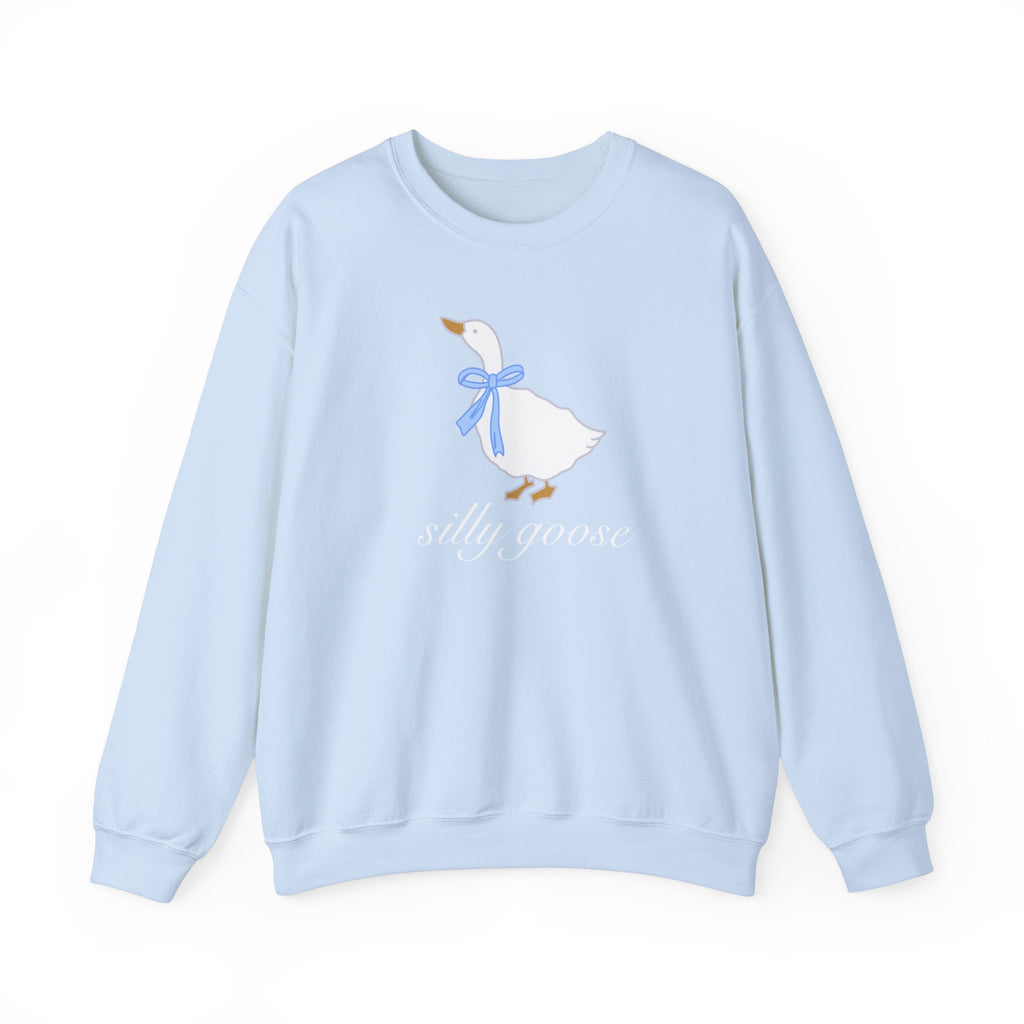 Silly Goose Crewneck Sweatshirt, Vintage Inspired 80s 90s Sweatshirt, Retro Quirky Bird Pullover, Fun Animal Sweater, Goose Sweater
