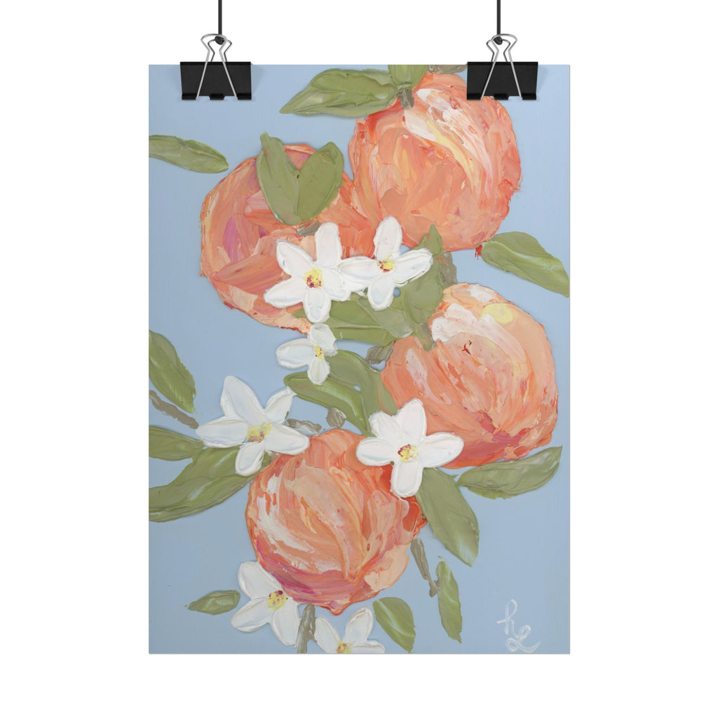 Vibrant Floral Rolled Poster - Perfect for Home Decor and Spring Arrangements