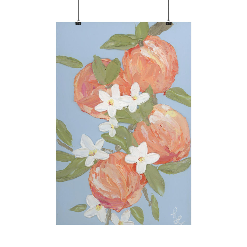 Vibrant Floral Rolled Poster - Perfect for Home Decor and Spring Arrangements
