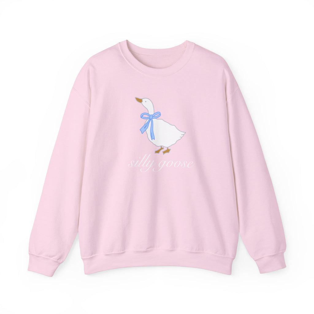 Silly Goose Crewneck Sweatshirt, Vintage Inspired 80s 90s Sweatshirt, Retro Quirky Bird Pullover, Fun Animal Sweater, Goose Sweater
