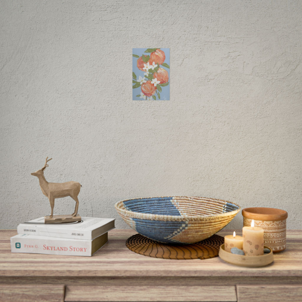 Vibrant Floral Rolled Poster - Perfect for Home Decor and Spring Arrangements