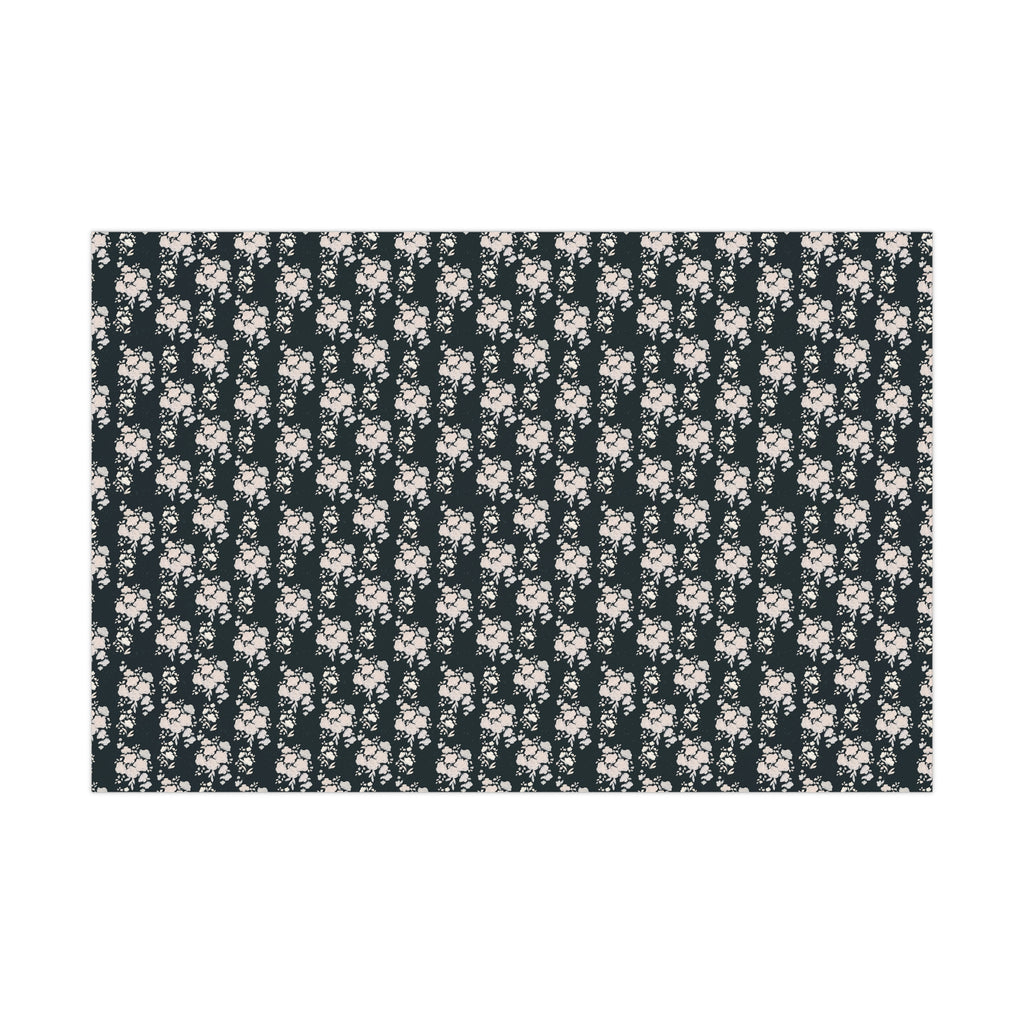 Floral Wrapping Paper, Painted Flowers Gift Wrap, Wrapping Paper Roll, Gift Packaging, Present Decoration, Floral Pattern, Christmas florals