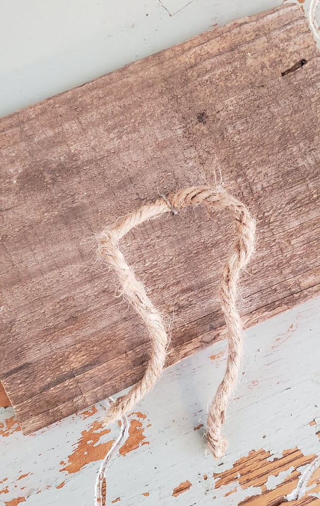 White 'hello' Wreath Sign