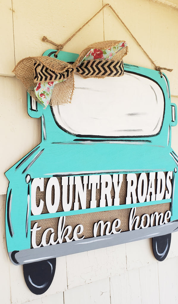 Country Roads Truck Door Hanger