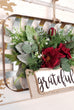 'Grateful' Wild Rose Tobacco Basket Wreath