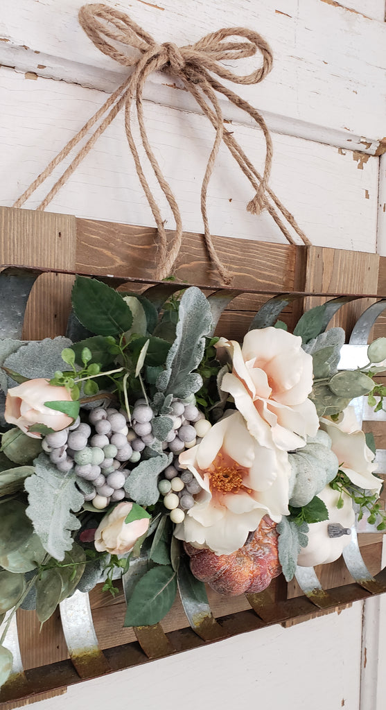 Fall Blossoms Wreath