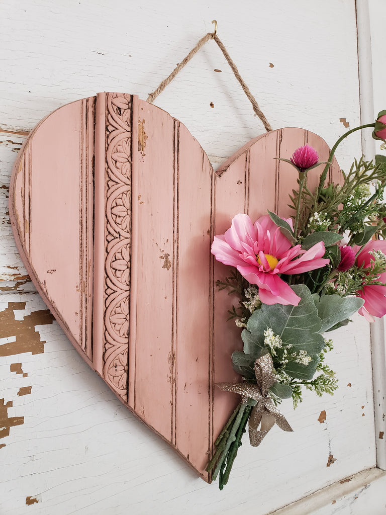 Vintage Heart Door Hanger