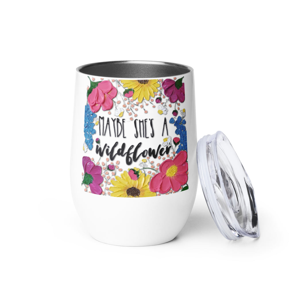 The Wildflower Wine Tumbler