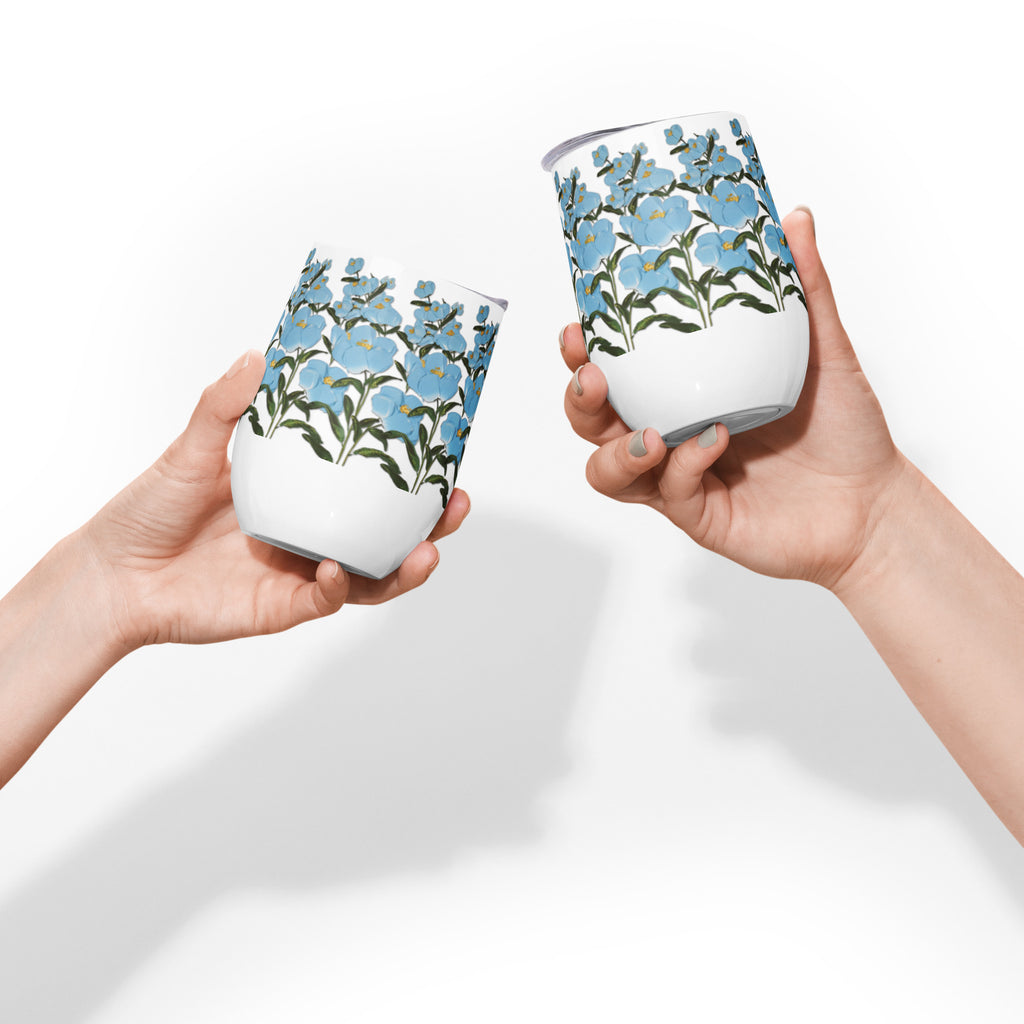 The Good Vibes Wine tumbler