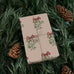 Christmas Mistletoe Wrapping Papers, Holiday Gift Wrap, Festive Present Packaging, Xmas Decor Paper, Red Bow Design
