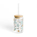 Halloween Ghosts & Candy Corn Sipper Glass