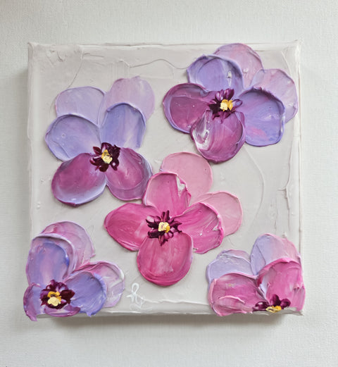 Lavender Pansies Mini