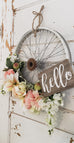 White Lily Bicycle Wreath