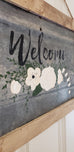 Small Tin Welcome Sign