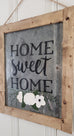 Home Sweet Home Tin Sign