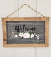 Small Tin Welcome Sign
