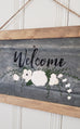 Small Tin Welcome Sign