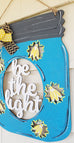 'Be the Light' Door Hanger