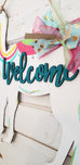 Llama 'Welcome' Door Hanger