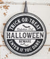 Halloween Door Round