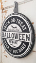 Halloween Door Round