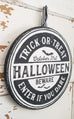 Halloween Door Round