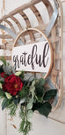Embroidery Hoop Tobacco Basket Wreath