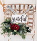 Embroidery Hoop Tobacco Basket Wreath