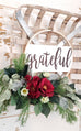 Embroidery Hoop Tobacco Basket Wreath