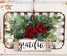 'Grateful' Wild Rose Tobacco Basket Wreath