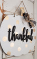 'Thankful' Pumpkin Door Hanger