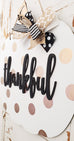 'Thankful' Pumpkin Door Hanger