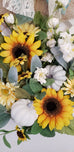 Sunflowers Tobacco Basket Wreath
