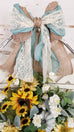 Sunflowers Tobacco Basket Wreath