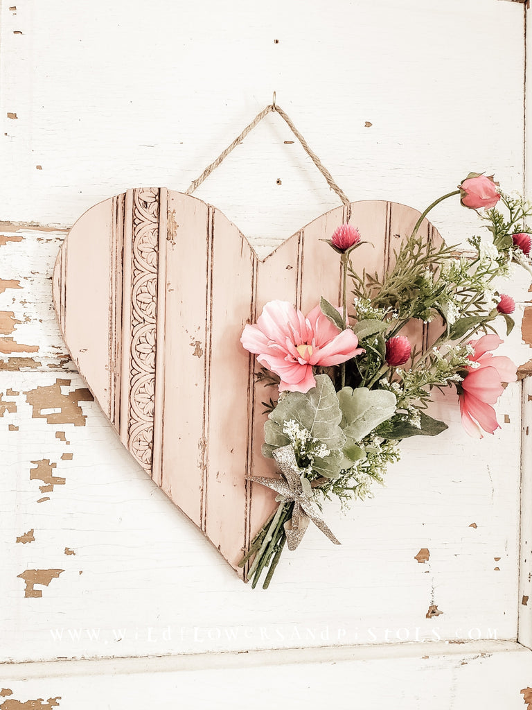 Vintage Heart Door Hanger
