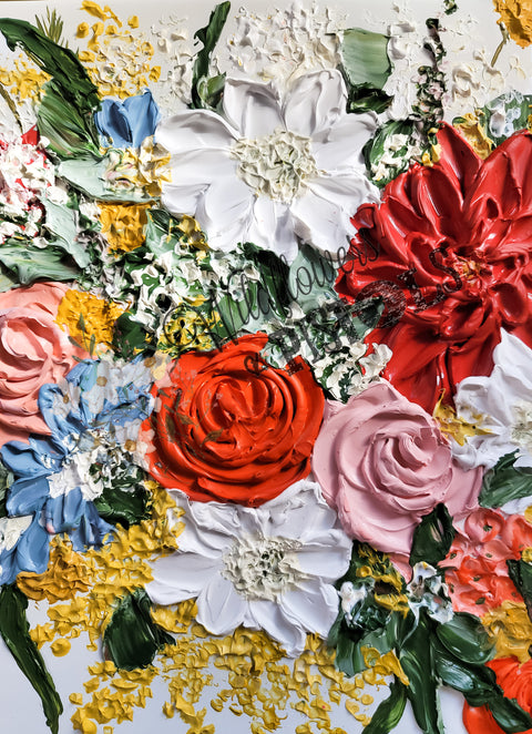 Fall Flowers Phone Wallpaper (Digital Download)