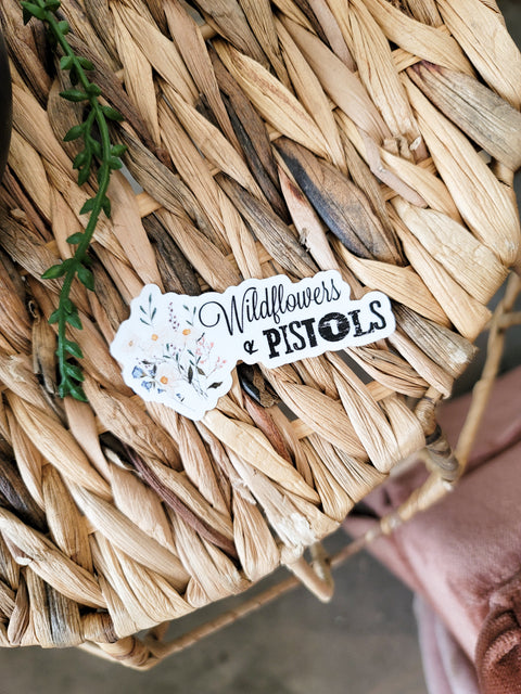 Wildflowers & Pistols Sticker