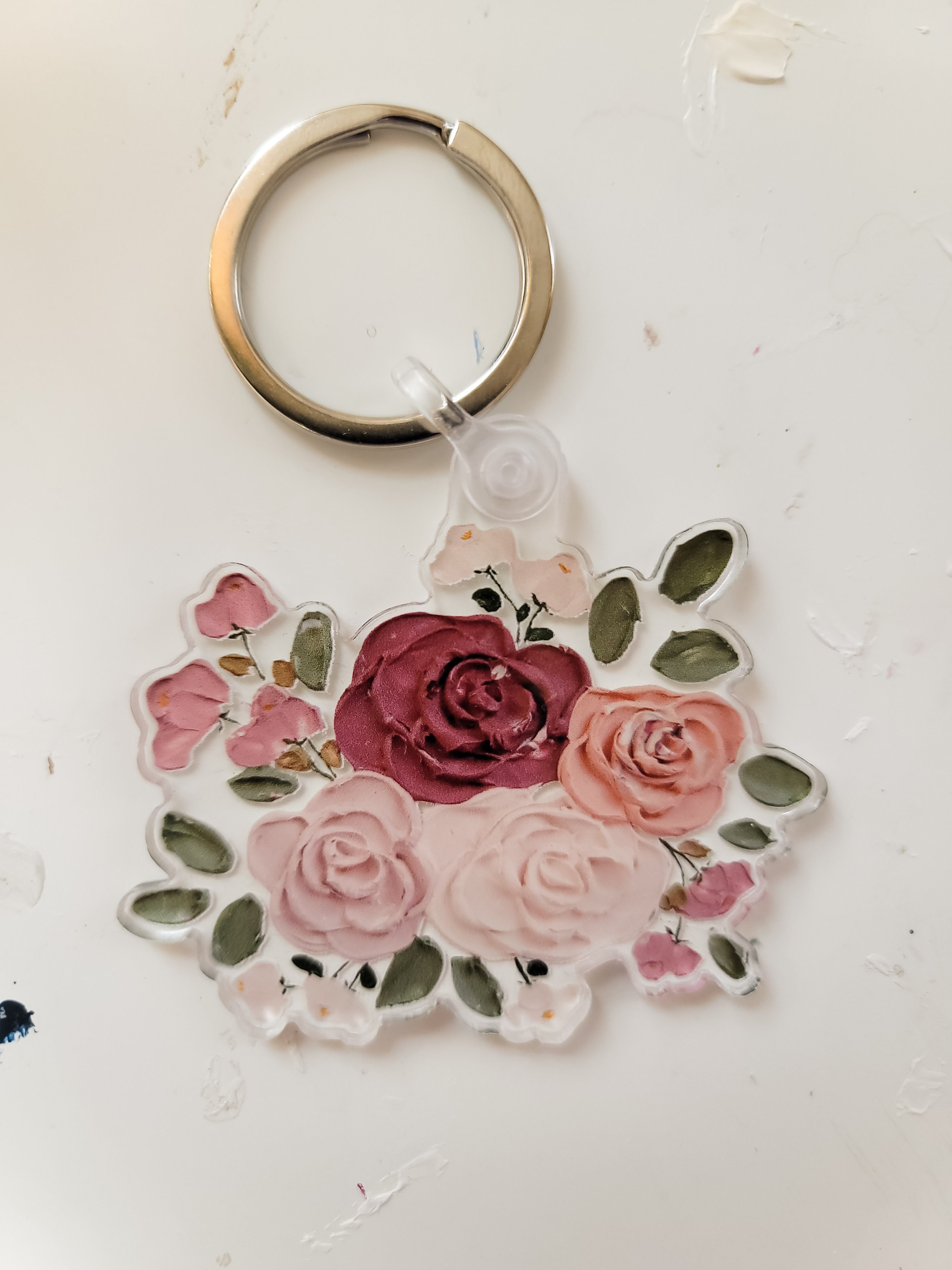 Roses Keychain – Wildflowers & Pistols