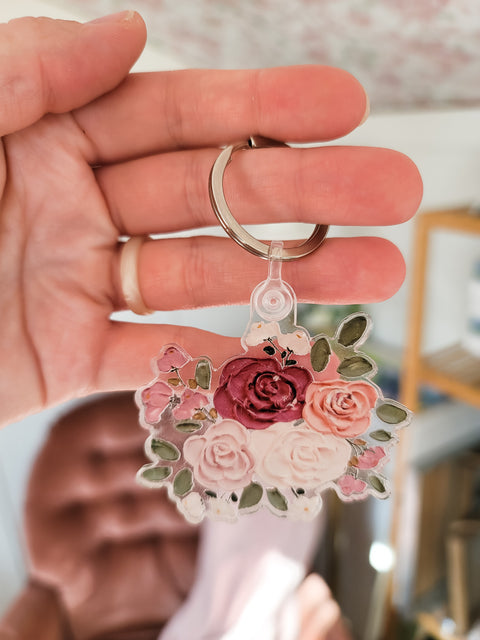 Roses Keychain