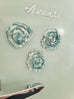 Metallic Rose Magnets