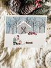 Christmas on the Farm Fine Art Paper Print