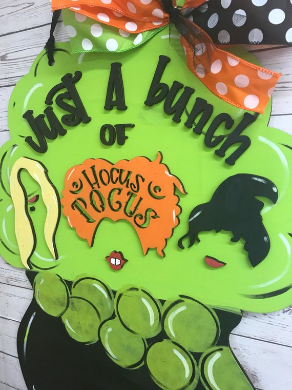 Hocus Pocus Door Hanger! – Wildflowers & Pistols