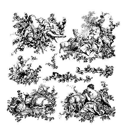 Decor Stamp - Pastoral Toile