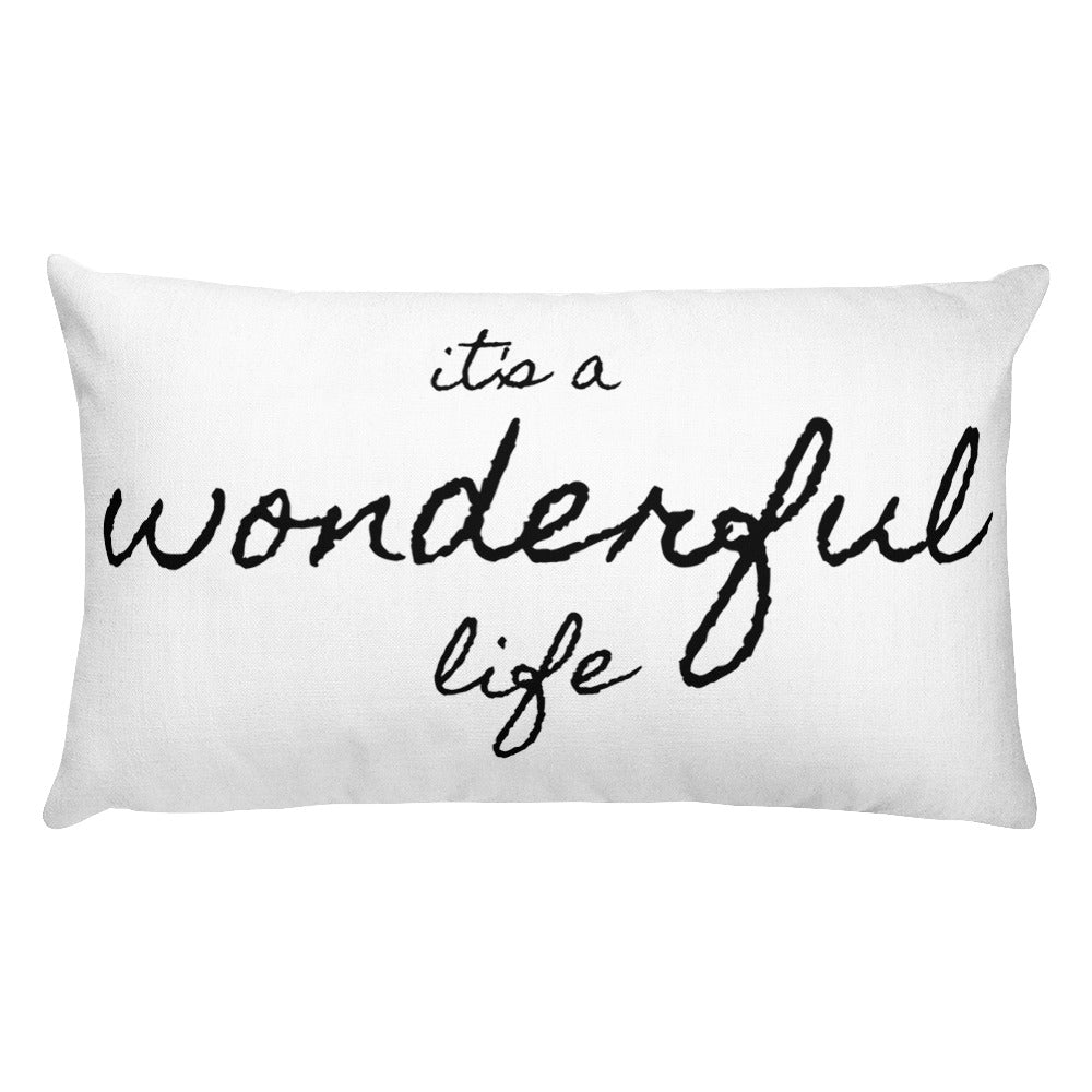 It's a Wonderful Life Rectangular Pillow