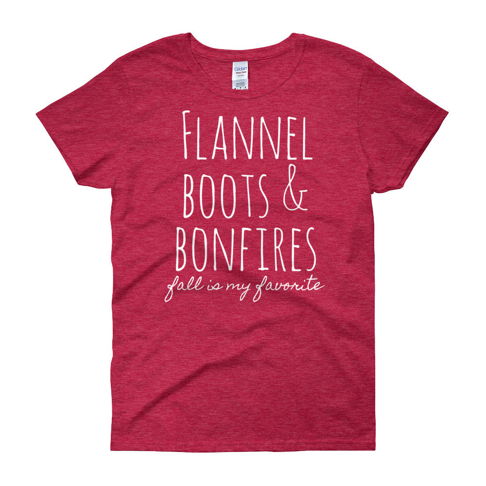 Flannel Boots & Bonfires Shirt