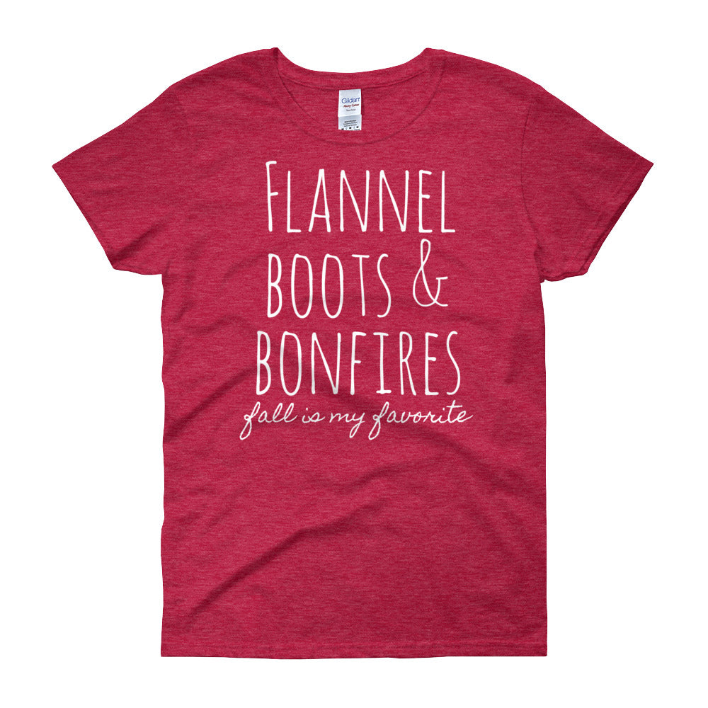 Flannel Boots & Bonfires Shirt
