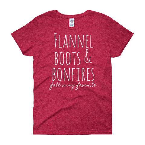 Flannel Boots & Bonfires Shirt