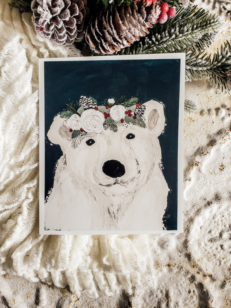 Polar Bear Fine Art Paper Print